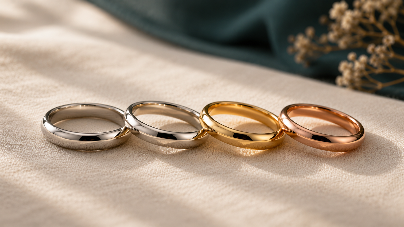 Platinum, White Gold, Yellow Gold or Rose Gold: Choosing a Wedding Ring Metal for a Lifetime