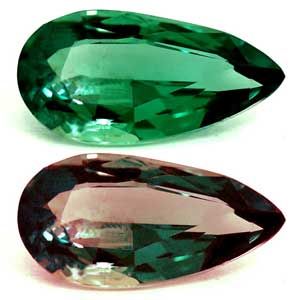 Pear Green Alexandrite 0.36ct loose gemstone