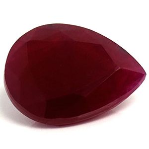 Pear Red Ruby 1.9ct loose gemstone