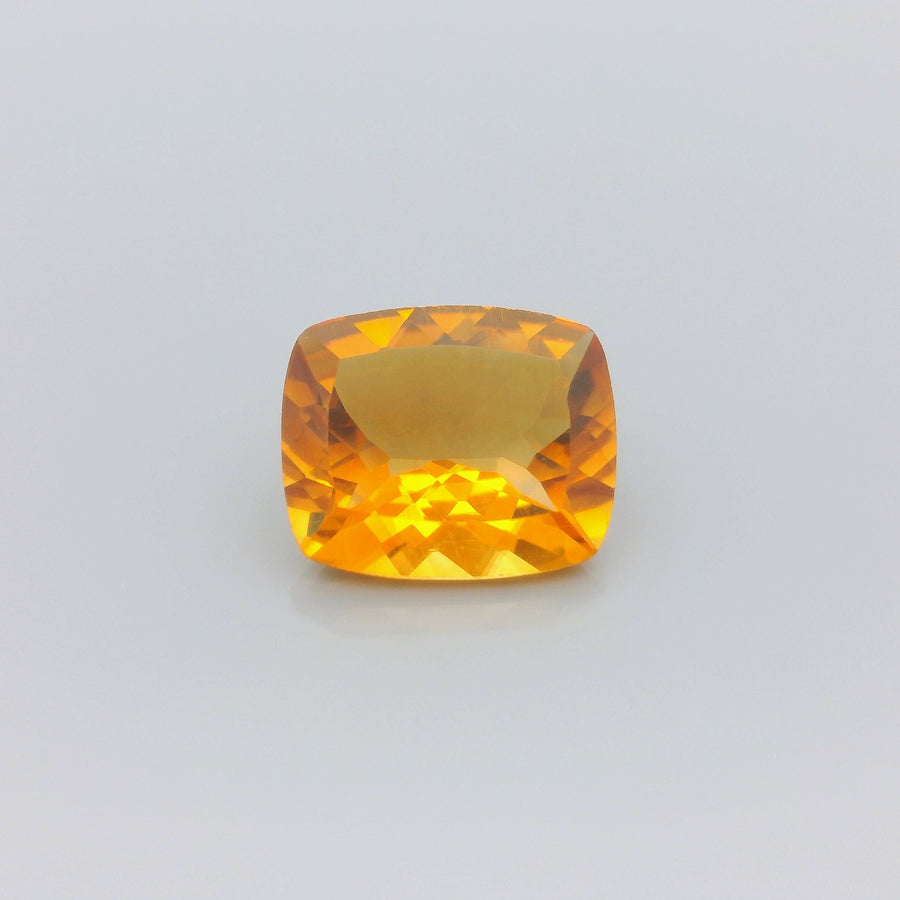 Cushion Yellow Citrine 3.34ct loose gemstone