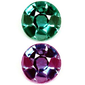 Round Green Alexandrite 0.21ct loose gemstone
