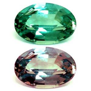 Oval Green Alexandrite 0.19ct loose gemstone
