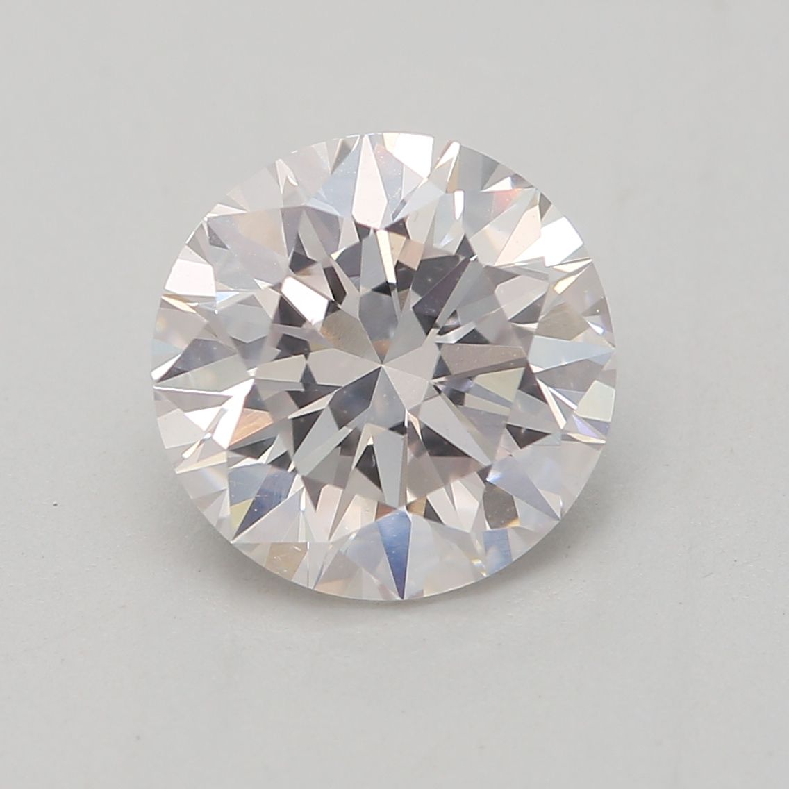 Round Faint Pink Natural Diamond 1.07ct VS2 loose diamond