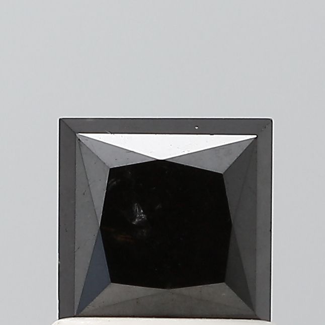 Princess Black Natural Diamond 0.91ct VS1 loose diamond