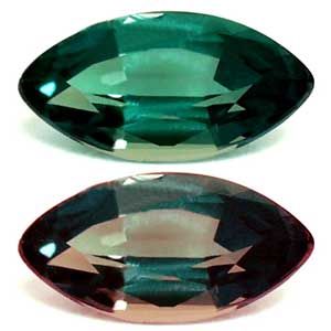 Marquise Green Alexandrite 0.1ct loose gemstone