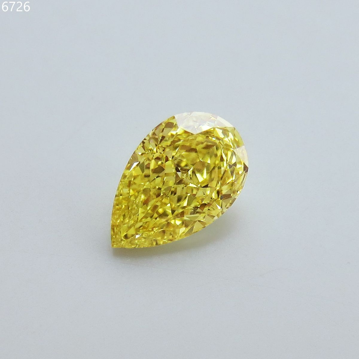 Pear Fancy Intense Yellow Natural Diamond 1.03ct VS1 loose diamond