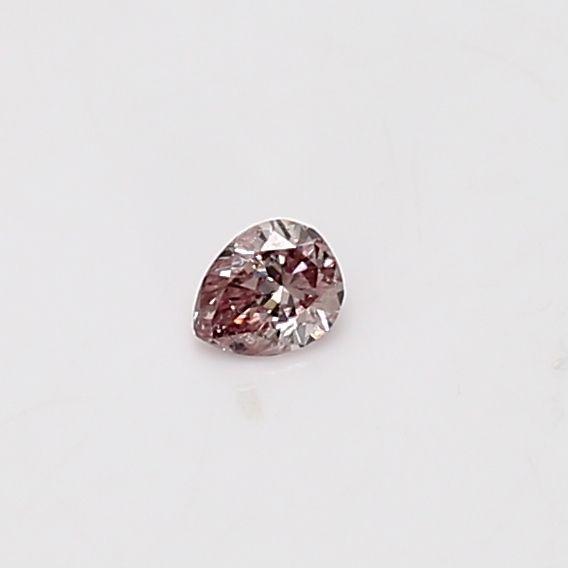 Pear Fancy Pink Natural Diamond 0.07ct loose diamond