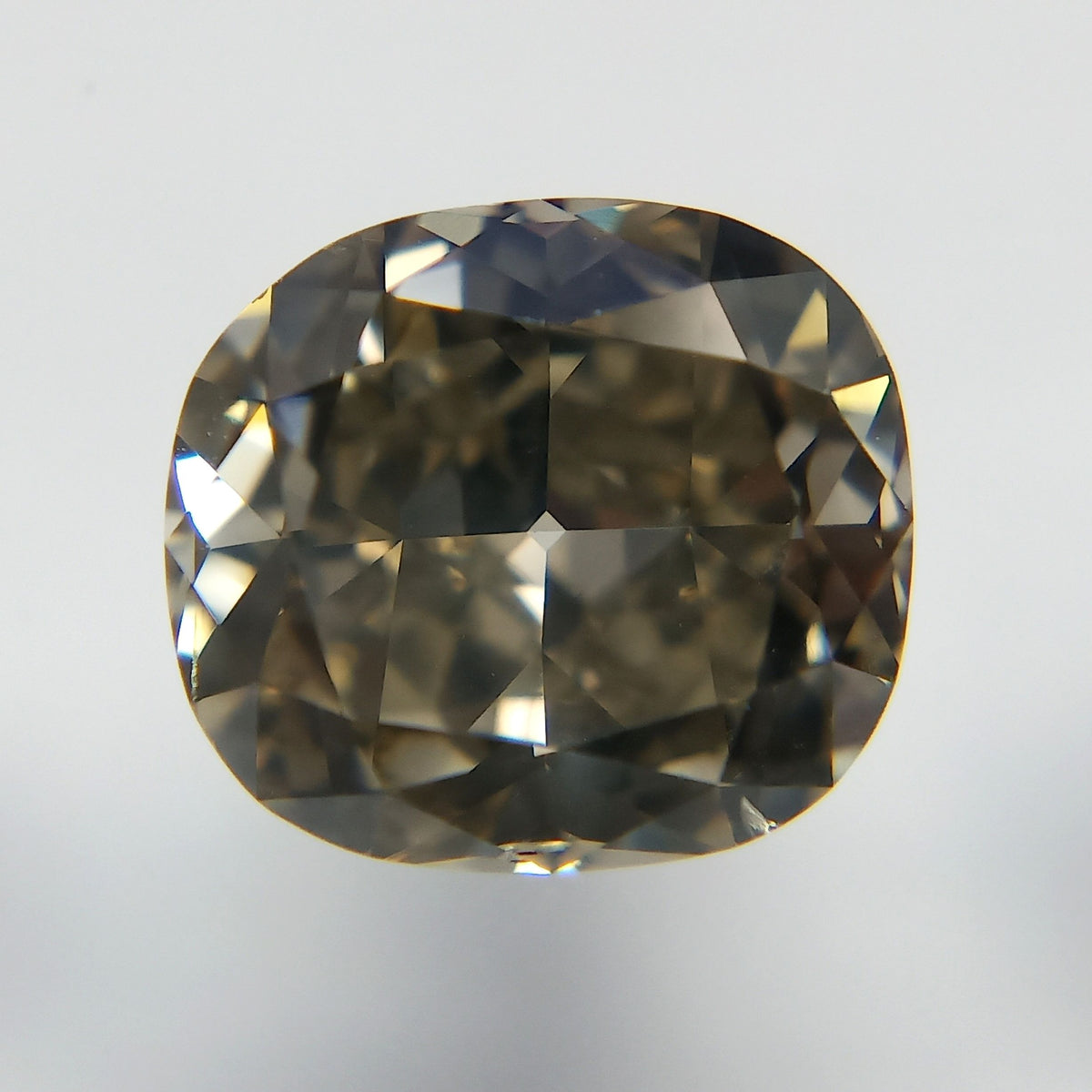 Cushion Fancy Dark Gray Natural Diamond 1.5ct SI1 loose diamond