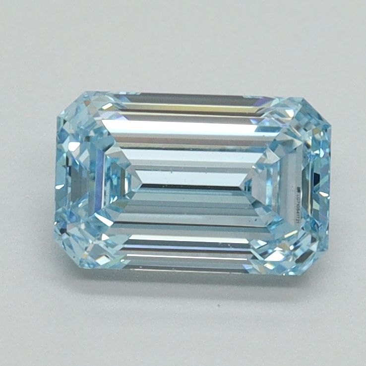 Emerald Fancy Intense Blue Lab-grown Diamond 1.14ct VS1 loose diamond