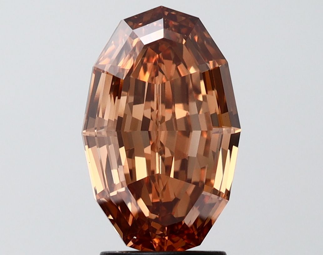 Other Fancy Light Brown Lab-grown Diamond 3ct VVS2 loose diamond