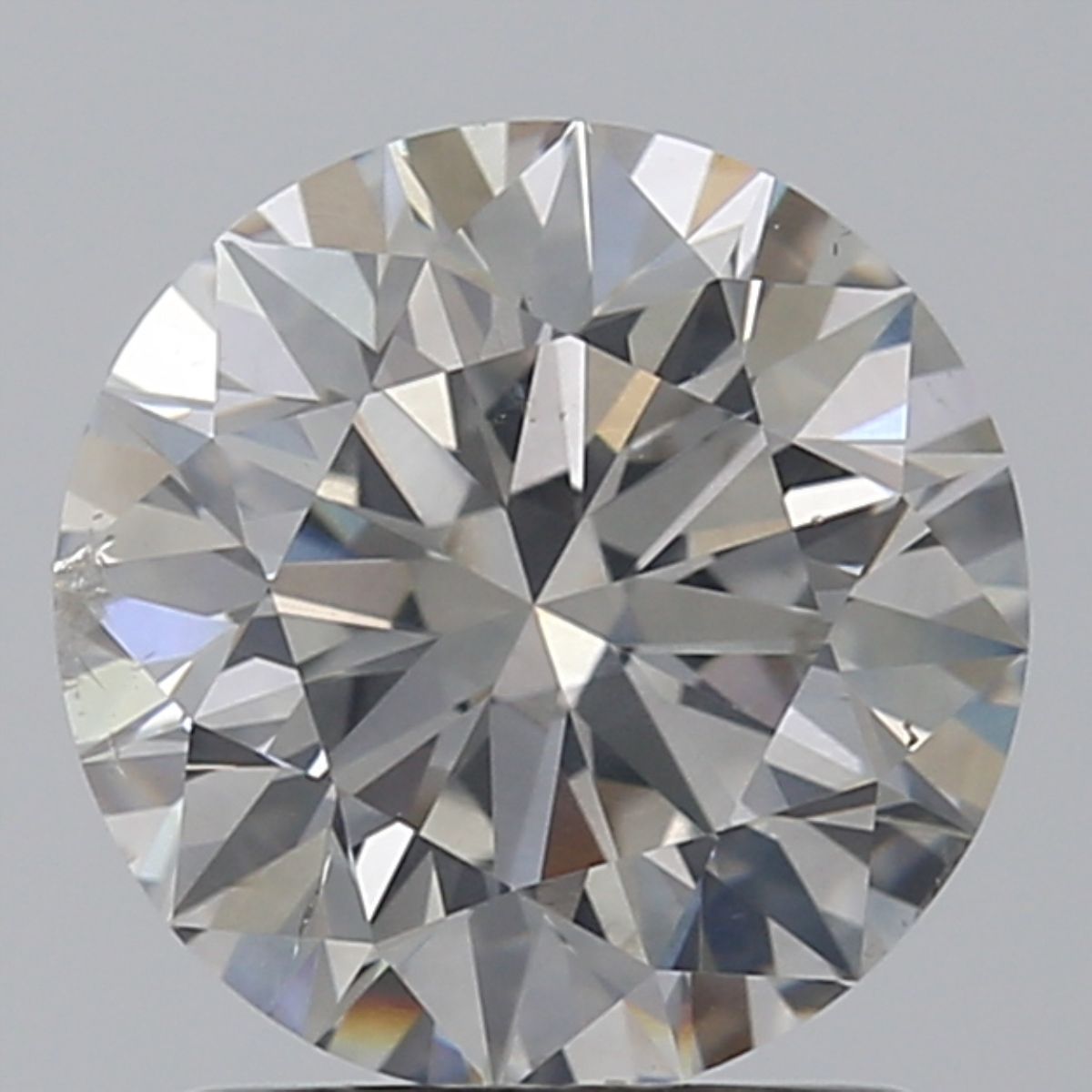 Round Faint Gray Natural Diamond 1.51ct SI2 loose diamond