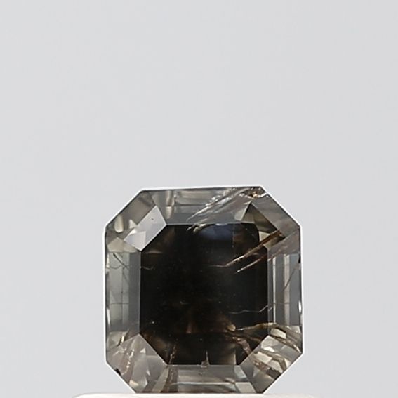 Asscher Salt And Pepper Natural Diamond 0.49ct VS2 loose diamond