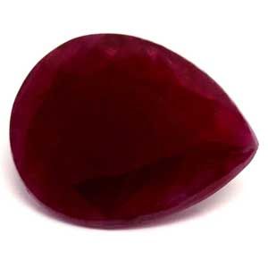 Pear Red Ruby 2.42ct loose gemstone