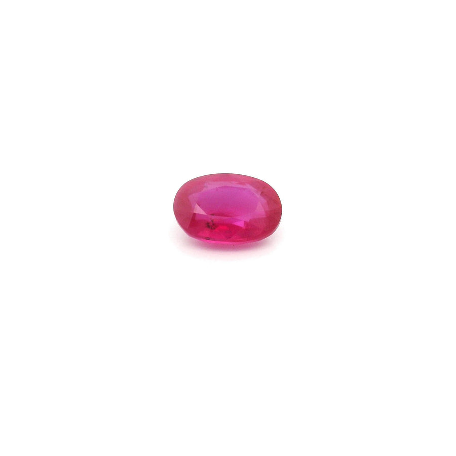 Oval Red Ruby 0.68ct loose gemstone