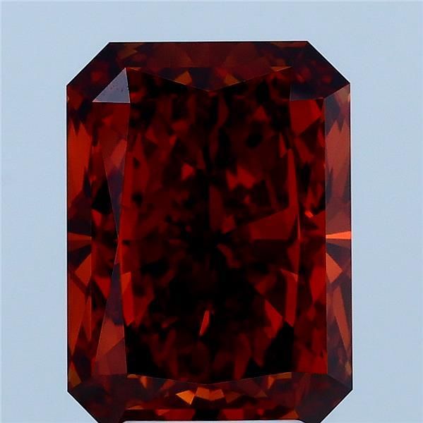 Radiant Fancy Vivid Orange Lab-grown Diamond 4ct VS1 loose diamond