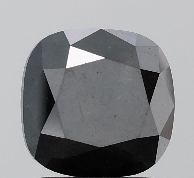 Cushion Fancy Black Natural Diamond 1.91ct VVS2 loose diamond