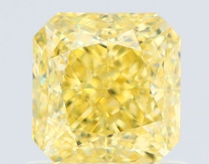 Square Fancy Intense Yellow Natural Diamond 1.02ct VS2 loose diamond