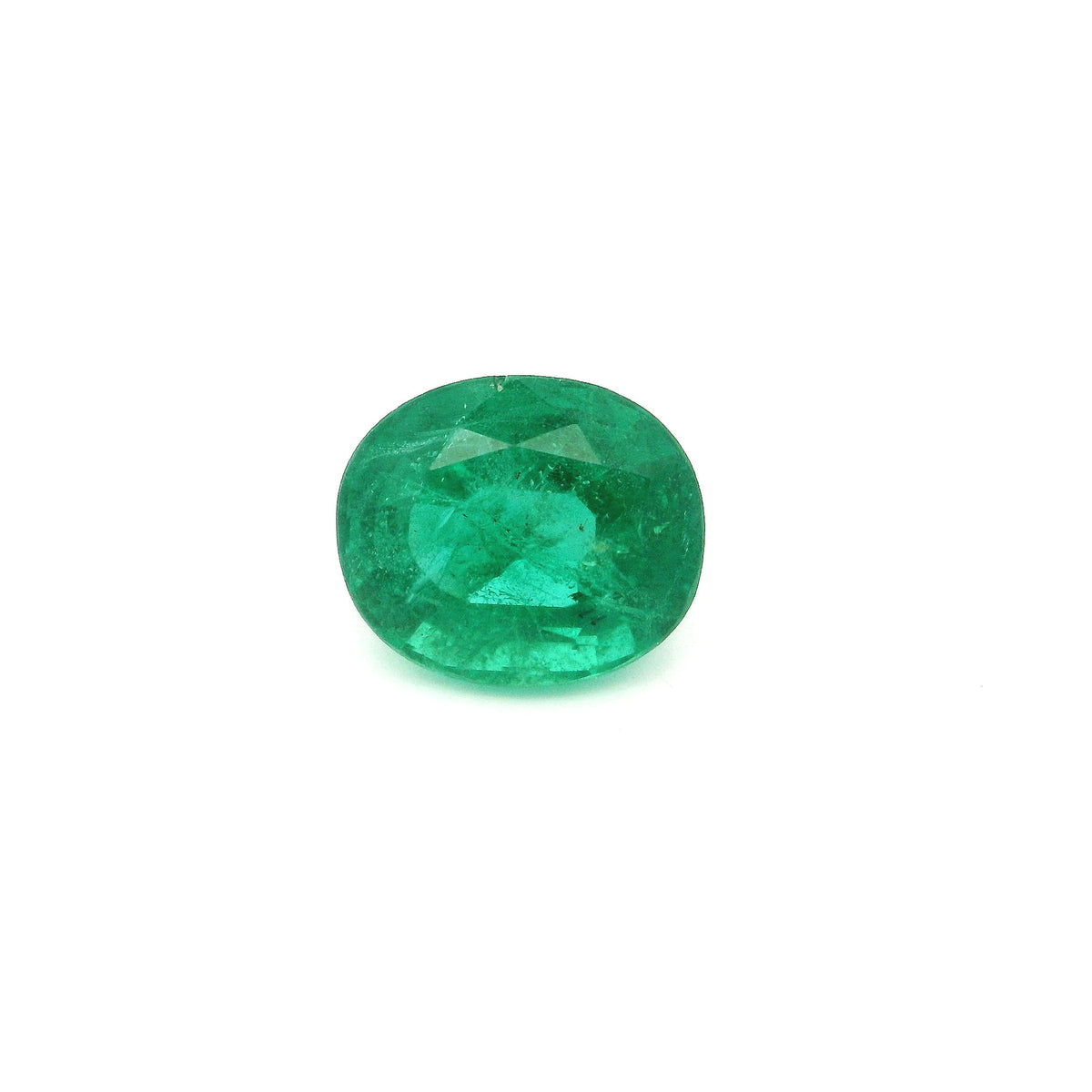 Oval Green Emerald 3.26ct loose gemstone