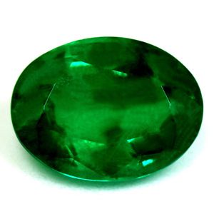 Oval Green Emerald 1.4ct loose gemstone