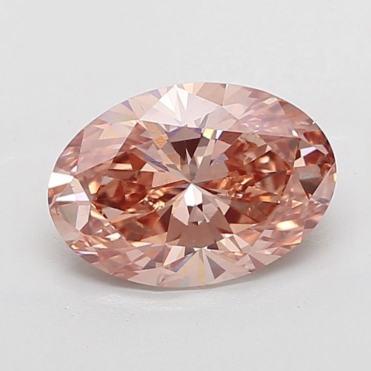 Oval Fancy Brown Lab-grown Diamond 4.07ct VS1 loose diamond