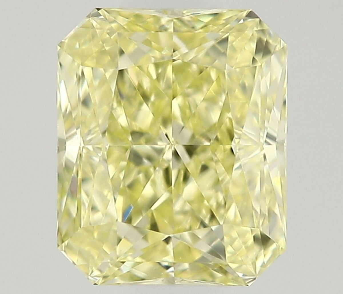 Radiant Fancy Yellow Natural Diamond 0.42ct VVS1 loose diamond