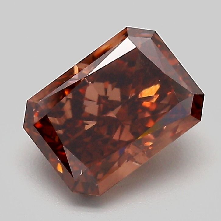 Radiant Fancy Brown Lab-grown Diamond 1.76ct VVS2 loose diamond