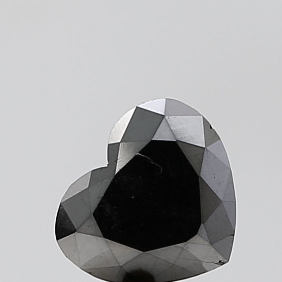 Heart Black Natural Diamond 0.82ct VS2 loose diamond