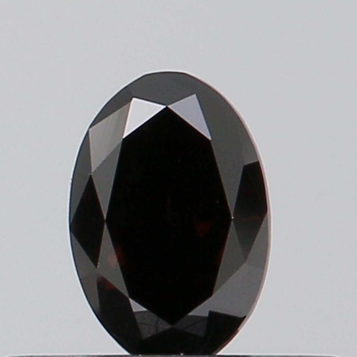 Oval Fancy Deep Black Lab-grown Diamond 0.3ct VS2 loose diamond
