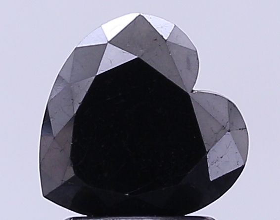 Heart Black Natural Diamond 1.08ct VS1 loose diamond