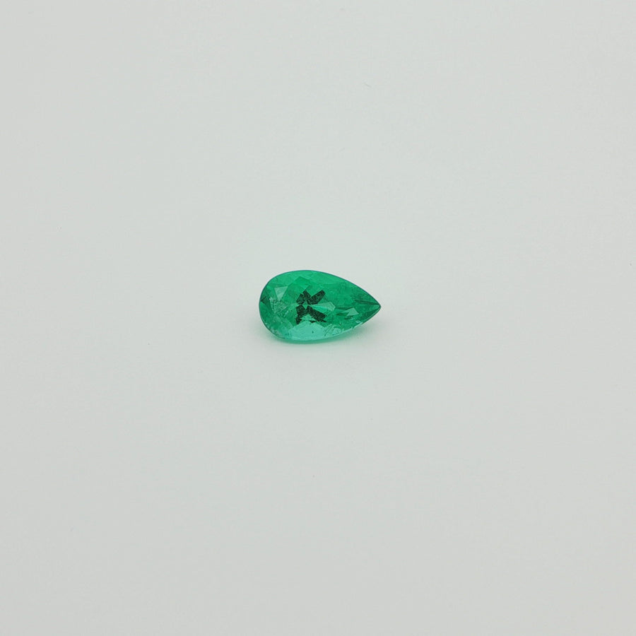 Pear Green Emerald 1.59ct loose gemstone