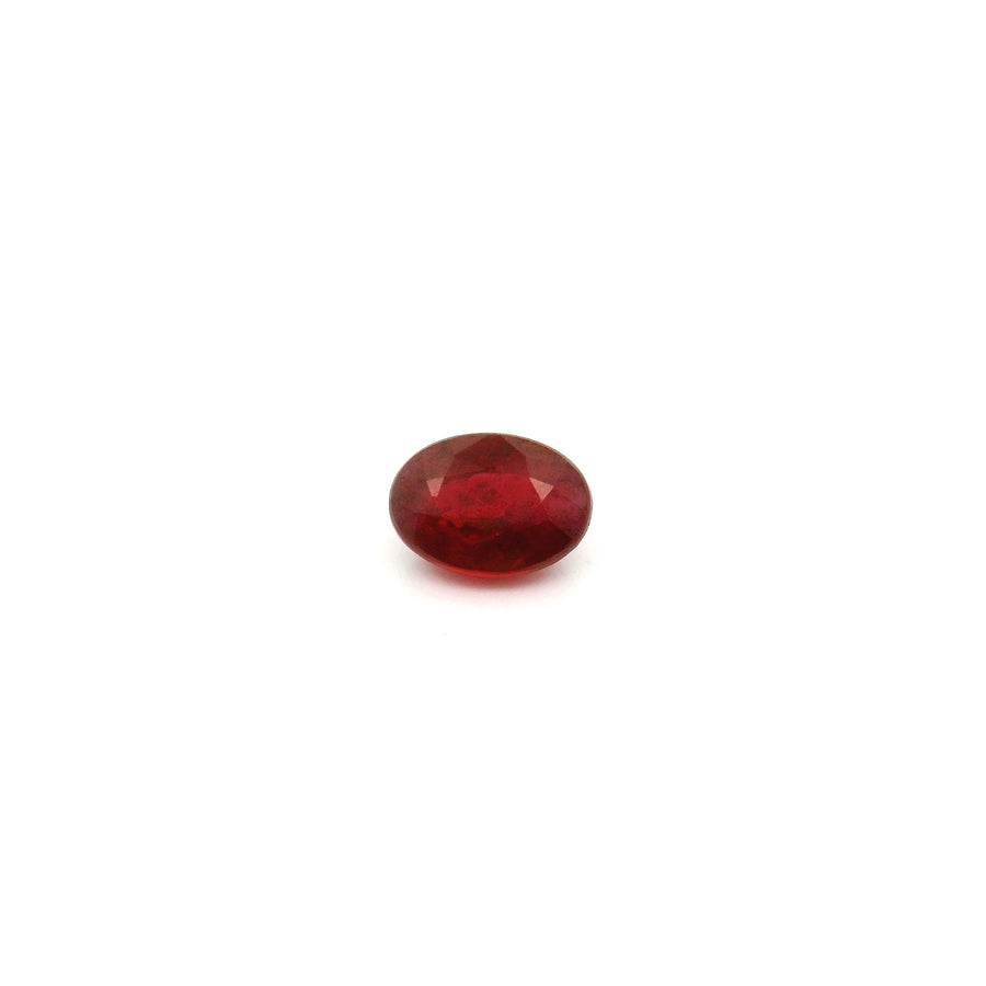 Oval Red Ruby 0.54ct loose gemstone