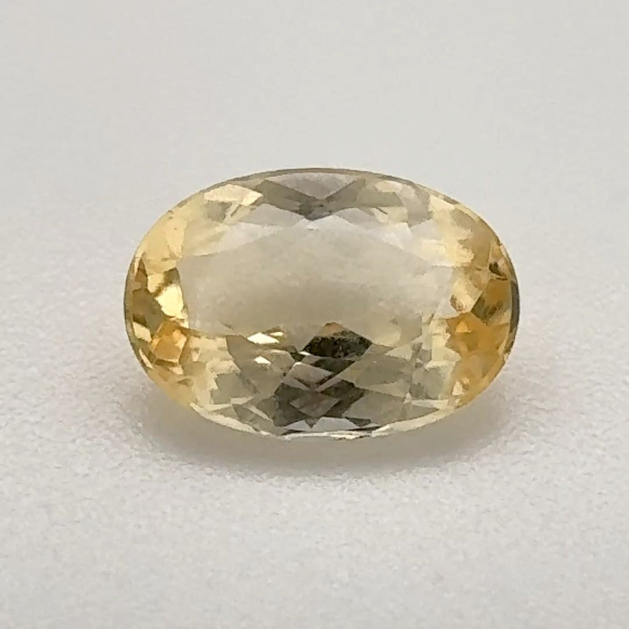 Oval Yellow Topaz 1.19ct loose gemstone