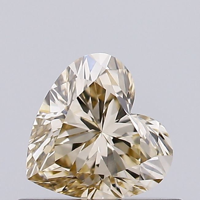 Heart Fancy Light Brown Natural Diamond 0.4ct VS1 loose diamond