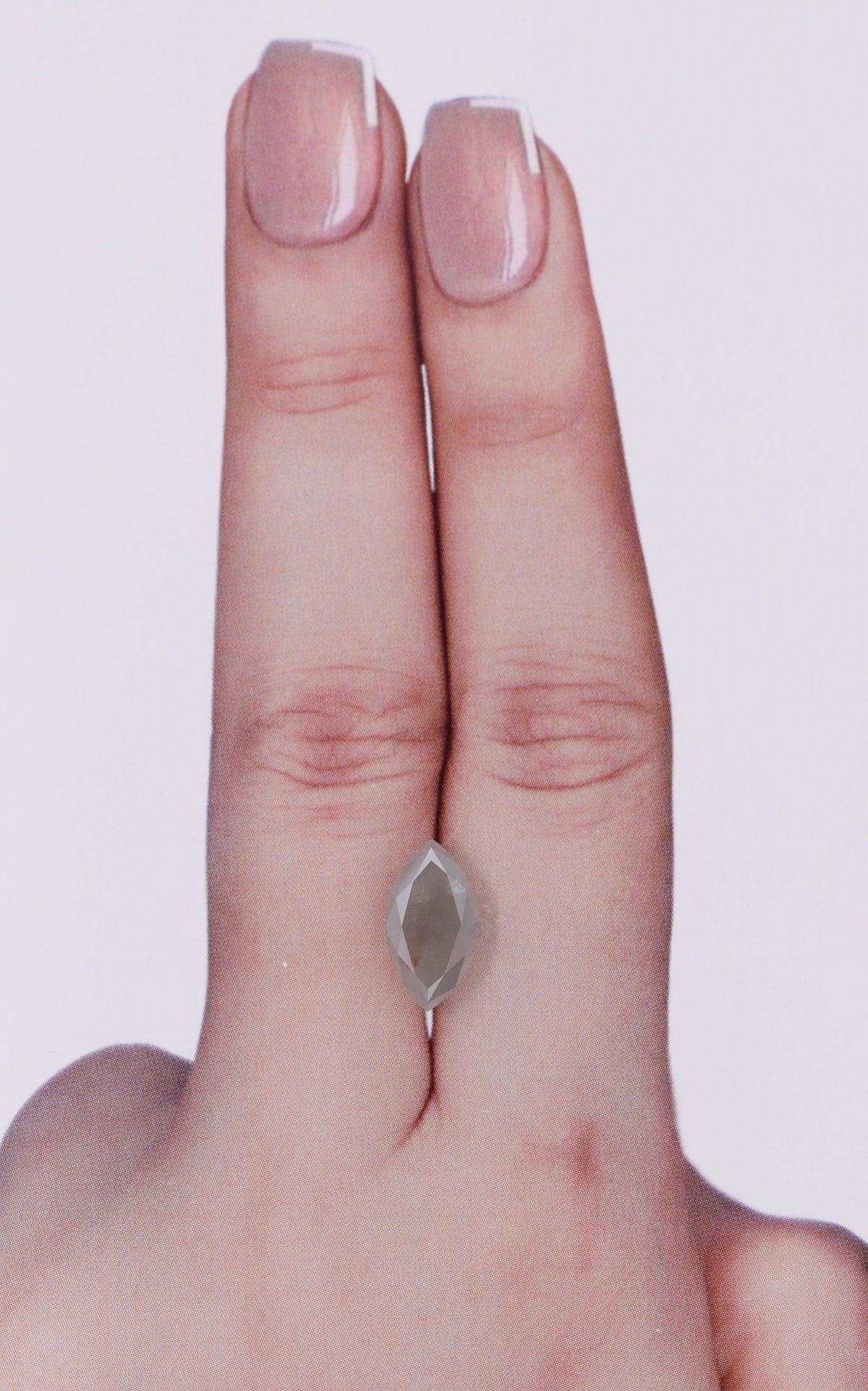 Marquise Fancy Light Gray Natural Diamond 2.02ct loose diamond