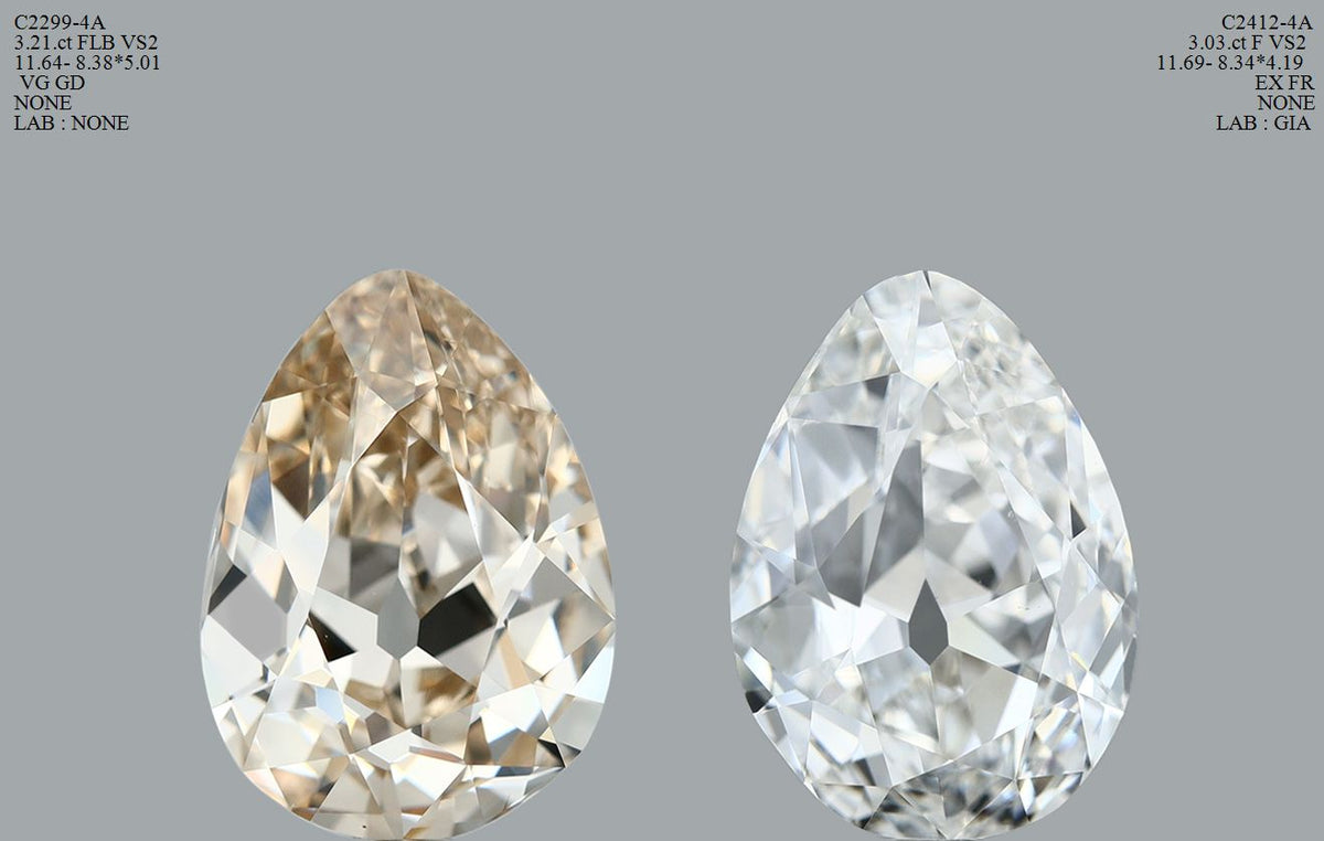 Old Miner Fancy Light Brown Natural Diamond 3.21ct VS2 loose diamond