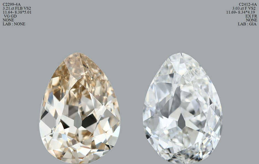 Old Miner Fancy Light Brown Natural Diamond 3.21ct VS2 loose diamond