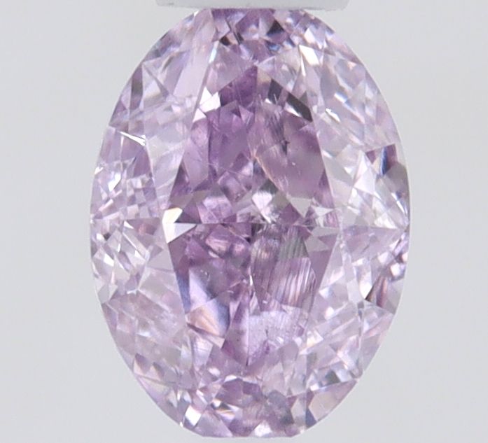 Oval Fancy Intense Pinkish Purple Natural Diamond 0.2ct I1 loose diamond
