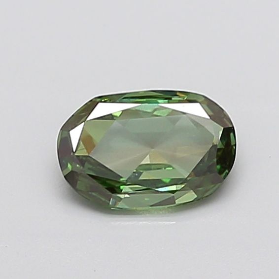 Rose Fancy Vivid Green Lab-grown Diamond 0.9ct VVS2 loose diamond