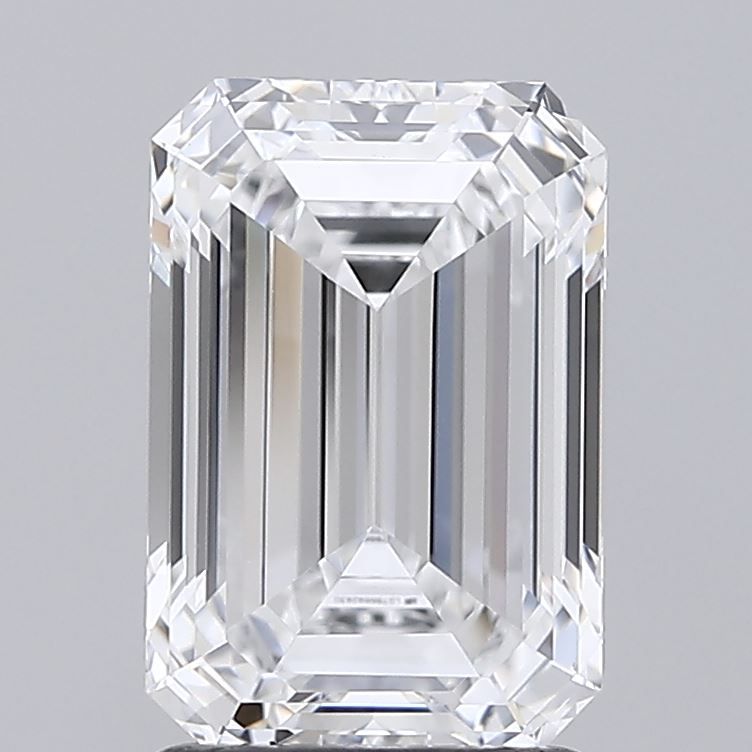 Emerald Lab-Grown Diamond 2.08ct D IF