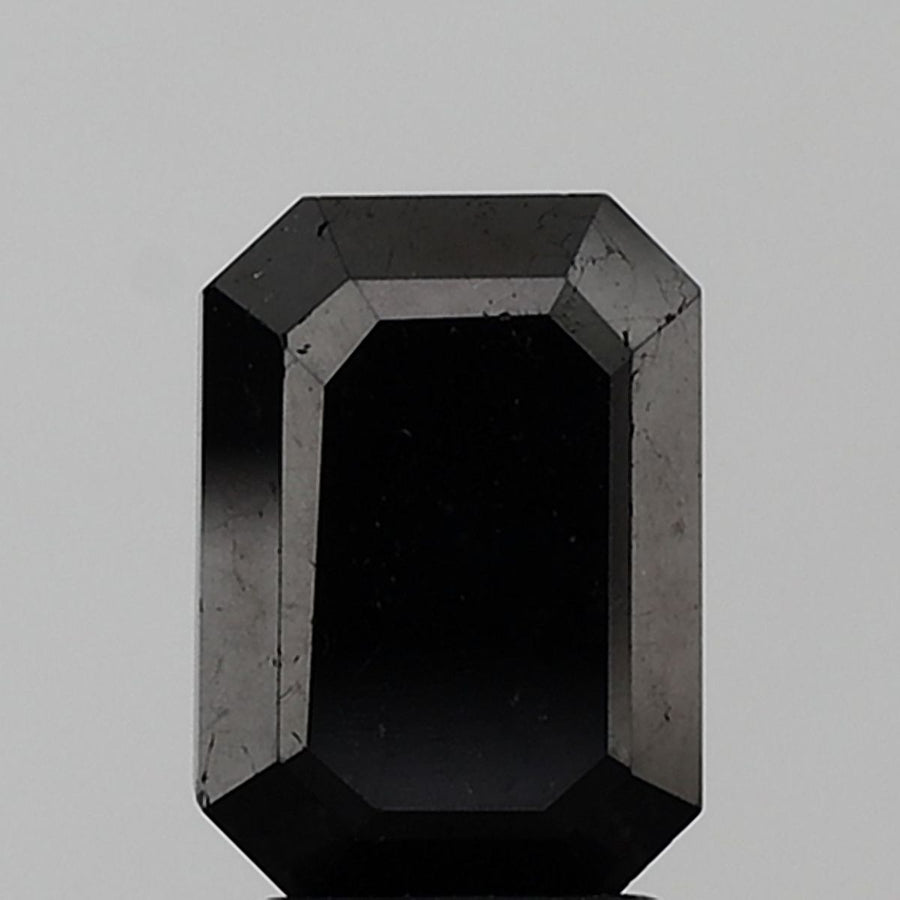 Emerald Black Natural Diamond 4.08ct VS2 loose diamond