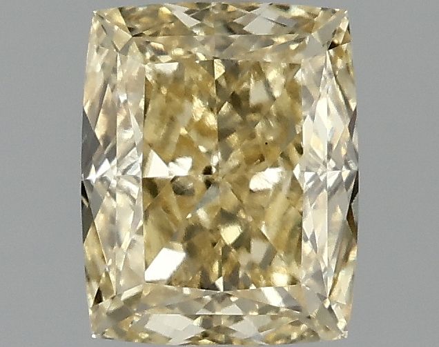 Cushion Fancy Intense Yellow Lab-grown Diamond 1.59ct VS1 loose diamond