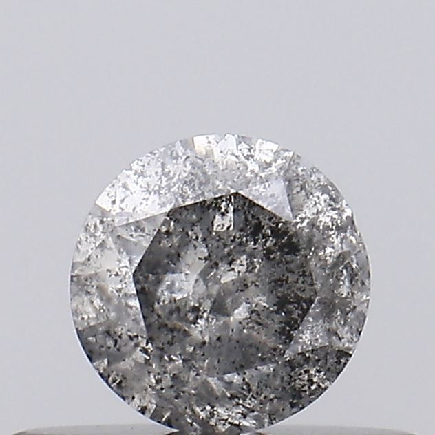 Round Salt And Pepper Natural Diamond 0.29ct I3 loose diamond