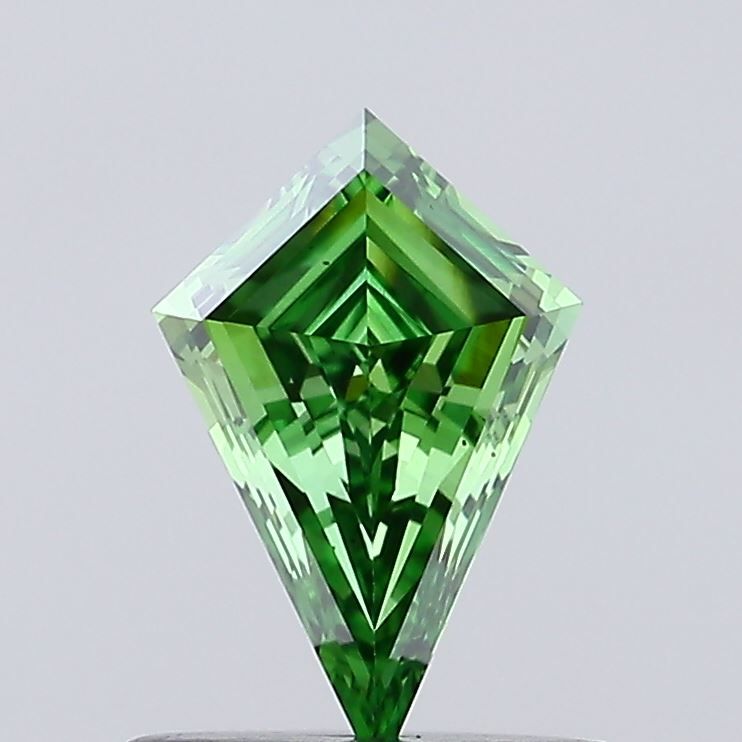 Kite Fancy Vivid Green Lab-grown Diamond 0.58ct VS1 loose diamond