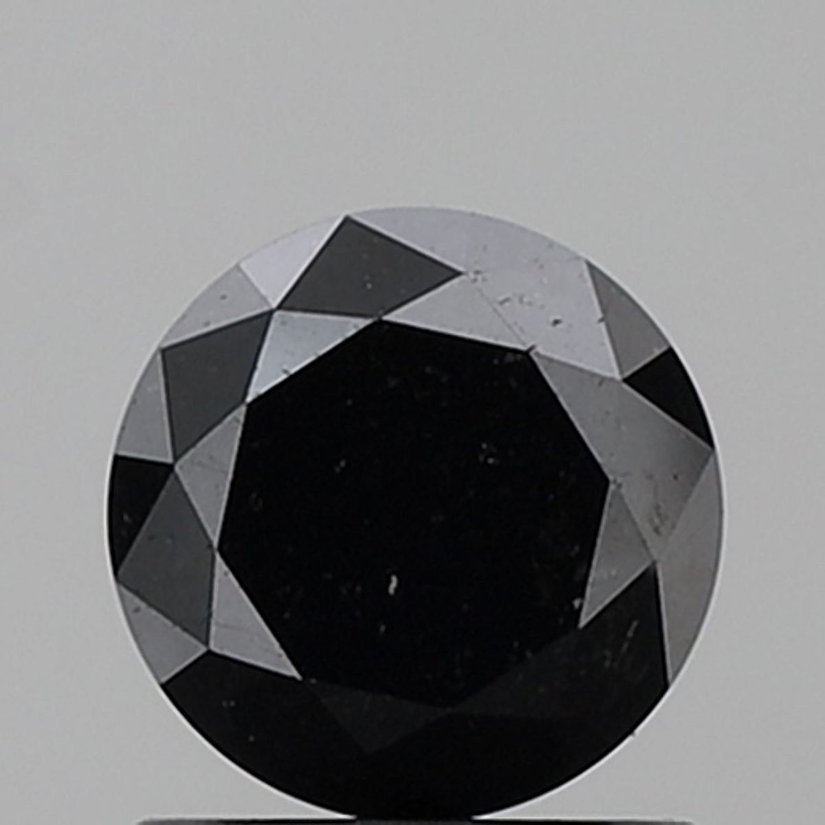 Round Black Natural Diamond 1.25ct VVS2 loose diamond
