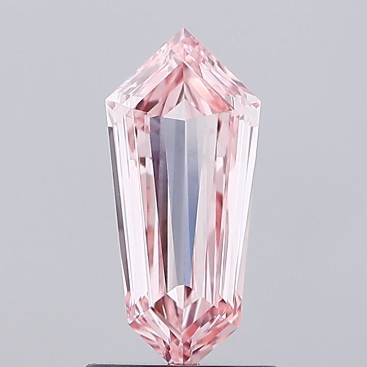 Shield Fancy Intense Pink Lab-grown Diamond 0.88ct VVS2 loose diamond