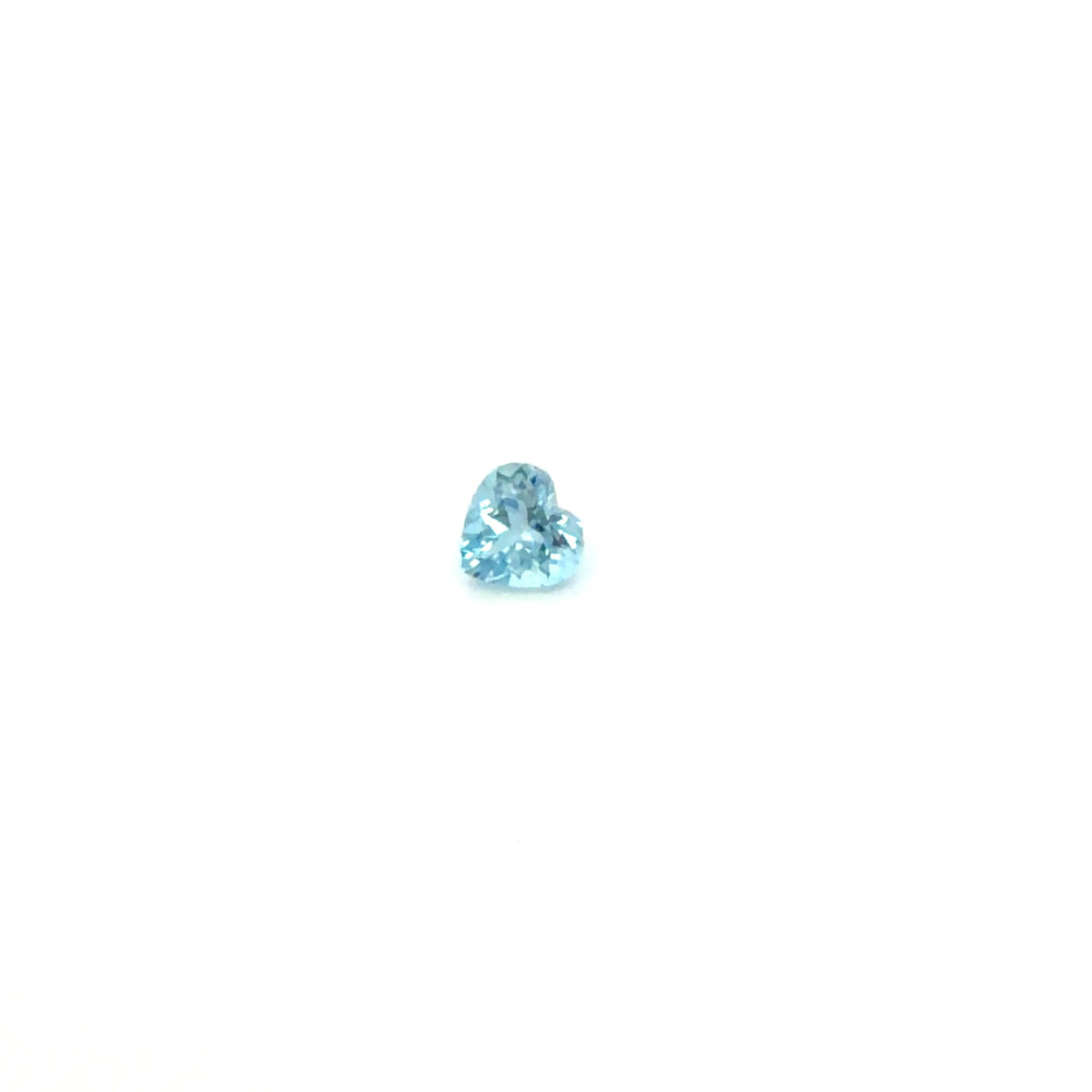 Heart Blue Aquamarine 0.44ct loose gemstone