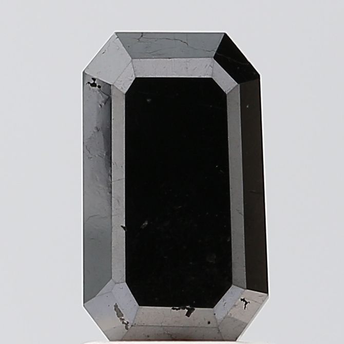 Emerald Black Natural Diamond 1ct VVS2 loose diamond
