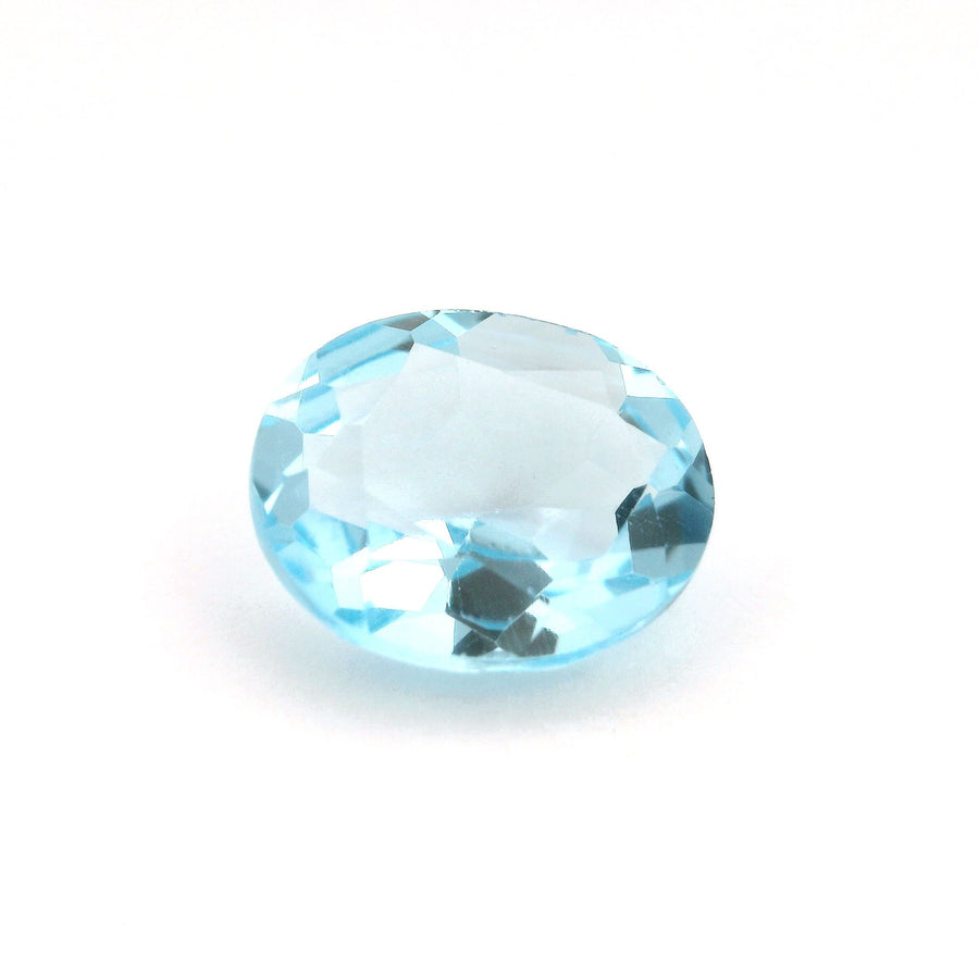 Oval Blue Topaz 5.54ct loose gemstone