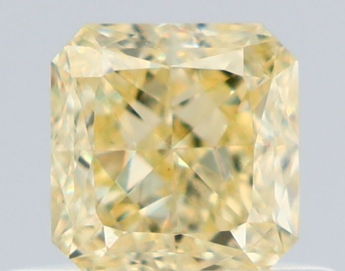 Square Fancy Light Yellow Natural Diamond 0.53ct VS1 loose diamond