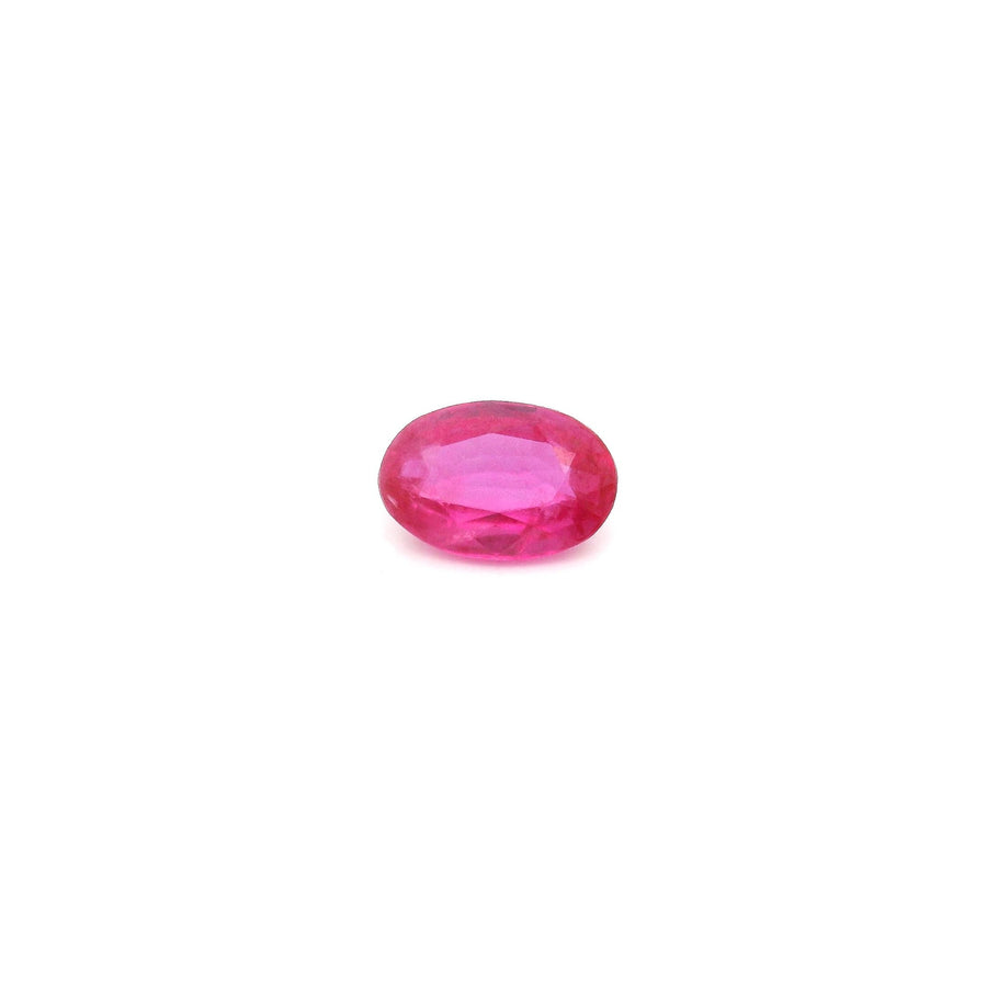 Oval Red Ruby 0.6ct loose gemstone